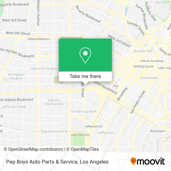Pep Boys Auto Parts & Service map