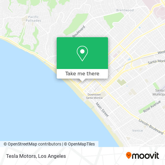 Tesla Motors map