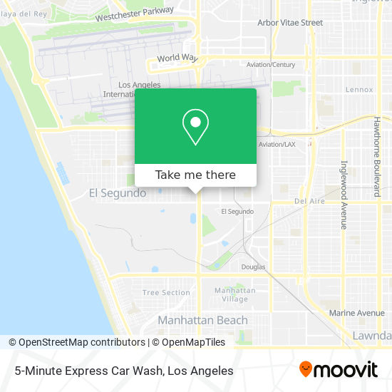 5-Minute Express Car Wash map