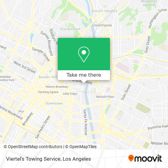 Mapa de Viertel's Towing Service