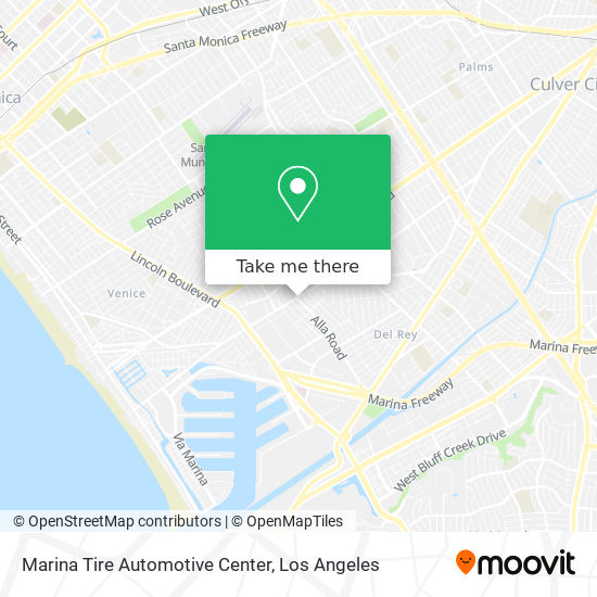 Mapa de Marina Tire Automotive Center