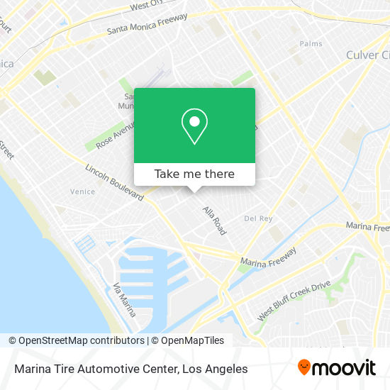 Marina Tire Automotive Center map