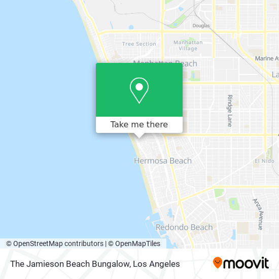 The Jamieson Beach Bungalow map
