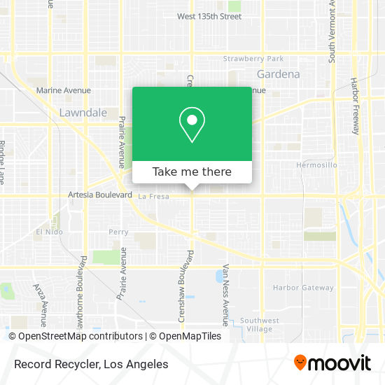 Record Recycler map