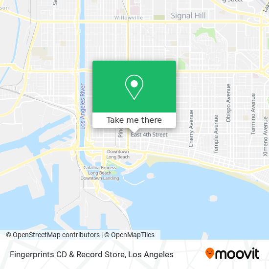 Mapa de Fingerprints CD & Record Store