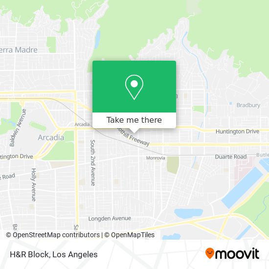 H&R Block map