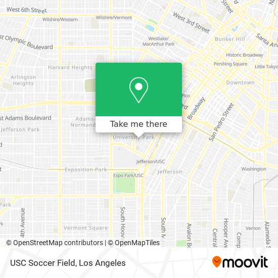 Mapa de USC Soccer Field