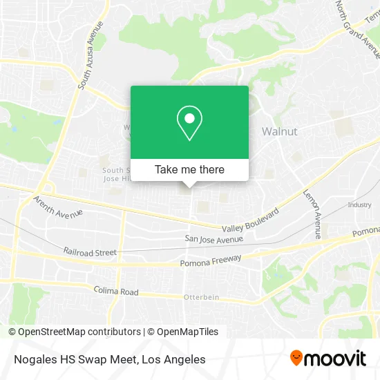 Mapa de Nogales HS Swap Meet