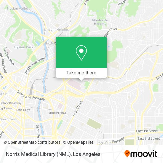 Norris Medical Library (NML) map