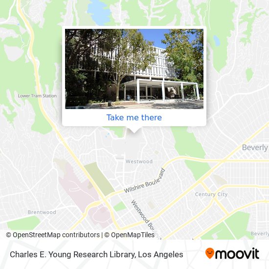 Mapa de Charles E. Young Research Library