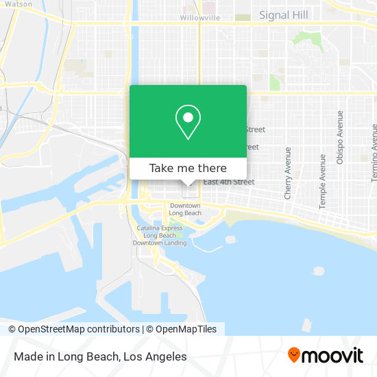 Made in Long Beach map