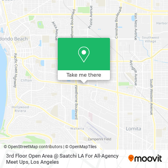 3rd Floor Open Area @ Saatchi LA For All-Agency Meet Ups map