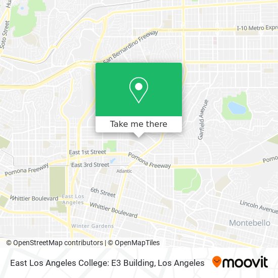 East Los Angeles College: E3 Building map