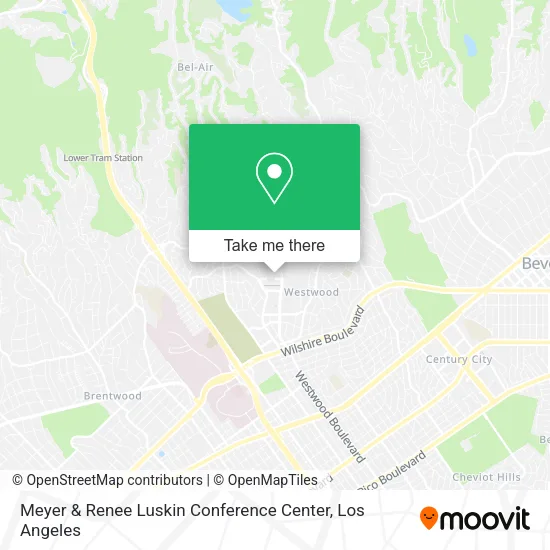 Mapa de Meyer & Renee Luskin Conference Center