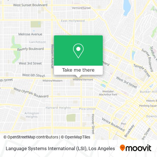 Language Systems International (LSI) map