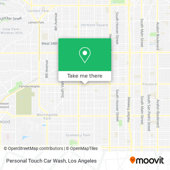 Personal Touch Car Wash map