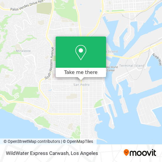 WildWater Express Carwash map