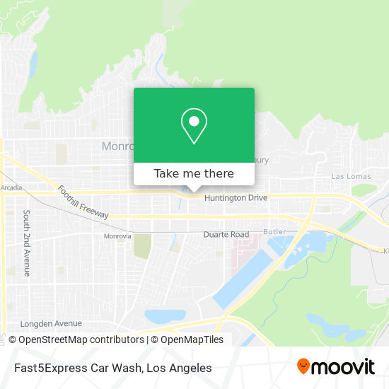 Fast5Express Car Wash map