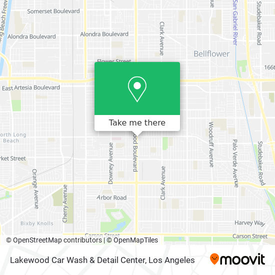 Lakewood Car Wash & Detail Center map