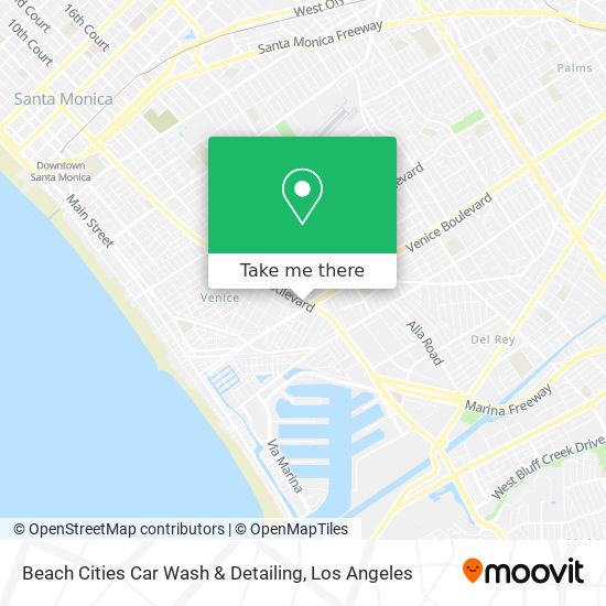 Beach Cities Car Wash & Detailing map