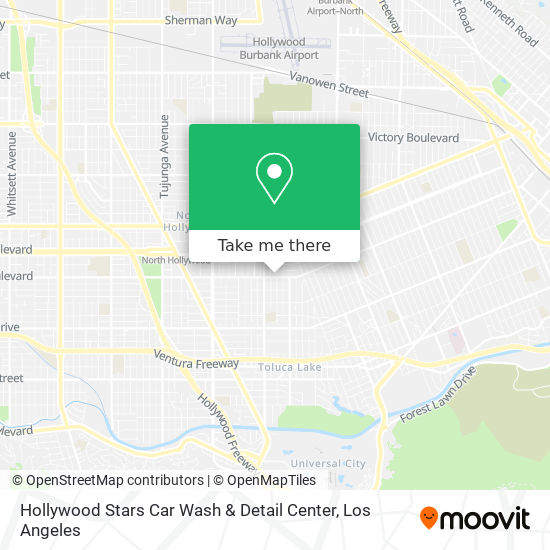 Hollywood Stars Car Wash & Detail Center map