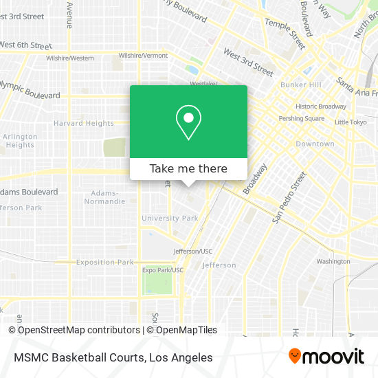 Mapa de MSMC Basketball Courts
