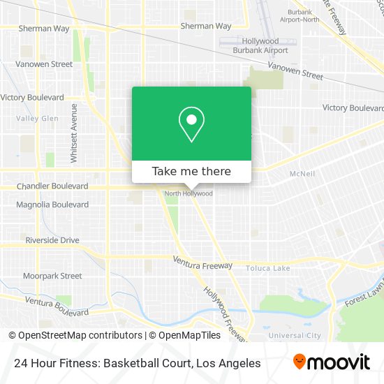 Mapa de 24 Hour Fitness: Basketball Court
