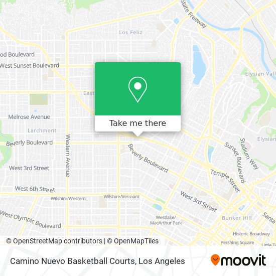Mapa de Camino Nuevo Basketball Courts