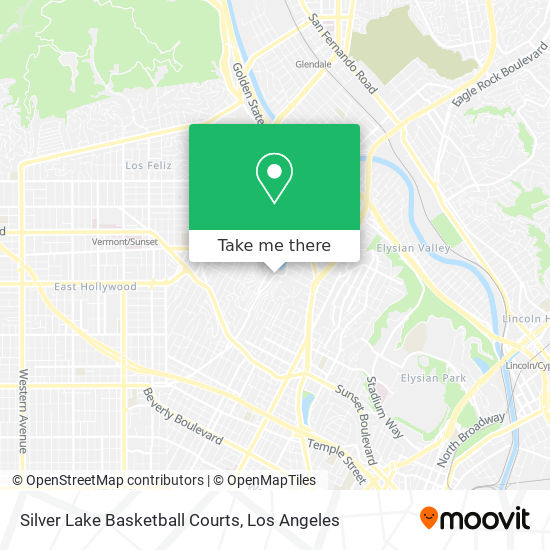 Silver Lake Basketball Courts map