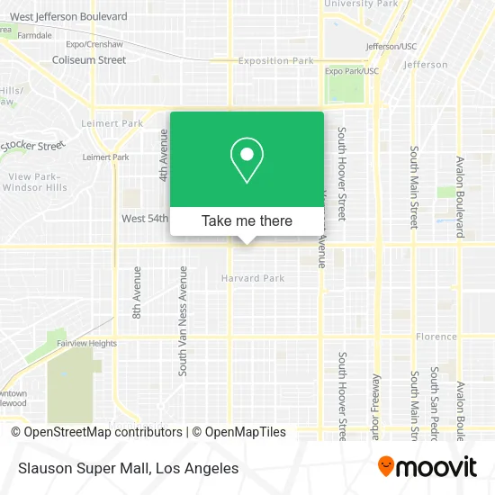 Slauson Super Mall map