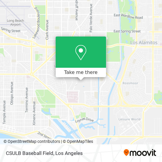 CSULB Baseball Field map