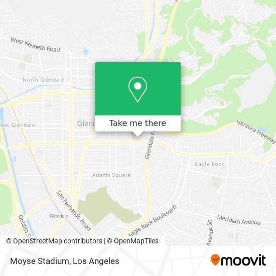 Moyse Stadium map