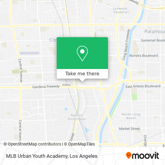 MLB Urban Youth Academy map