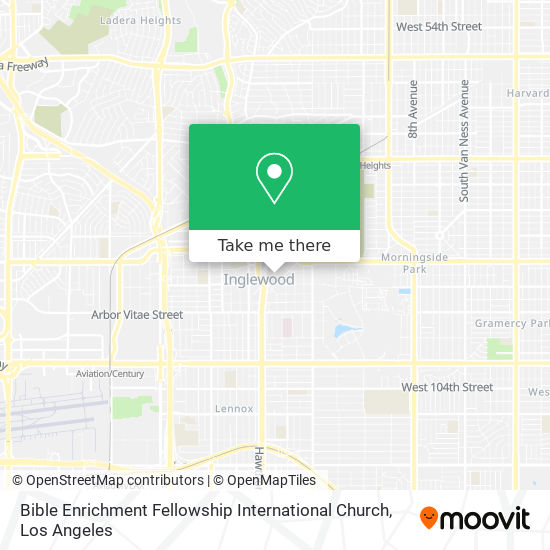 Bible Enrichment Fellowship  International Church map