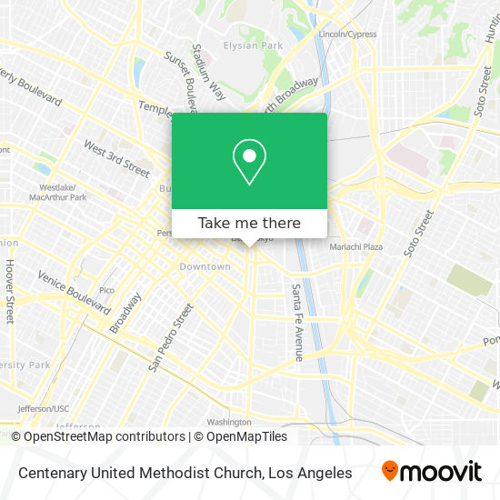 Centenary United Methodist Church map