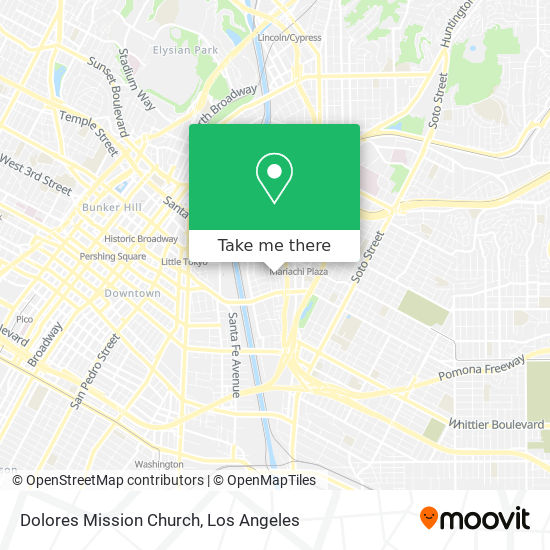 Dolores Mission Church map