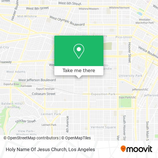 Holy Name Of Jesus Church map