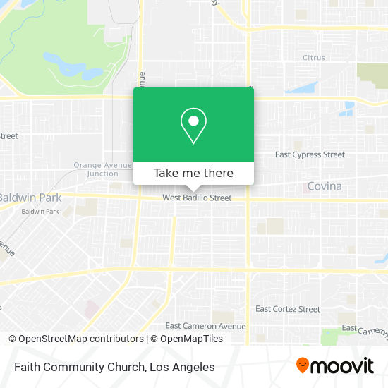 Faith Community Church map