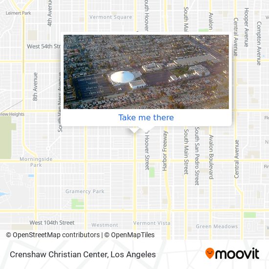 Crenshaw Christian Center map
