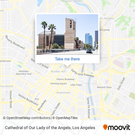 Cathedral of Our Lady of the Angels map