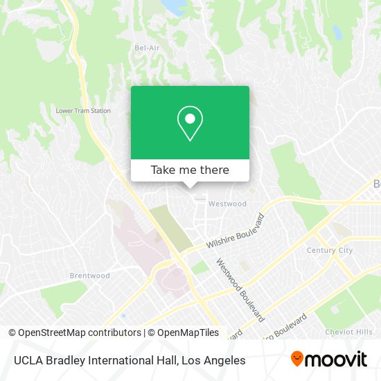 Mapa de UCLA Bradley International Hall