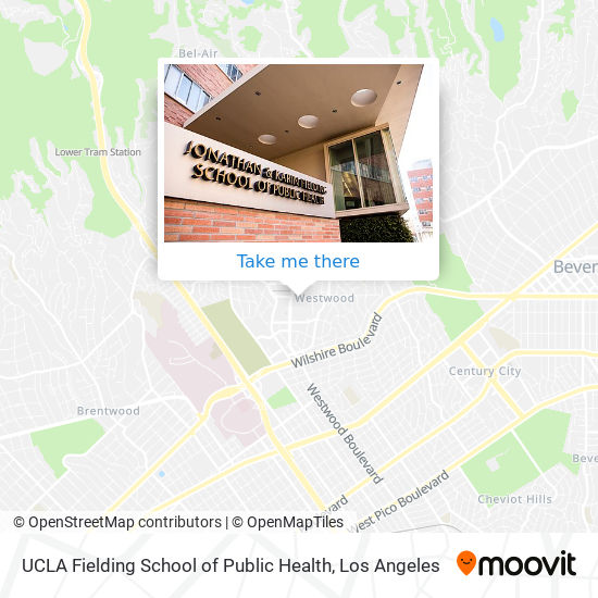 Mapa de UCLA Fielding School of Public Health