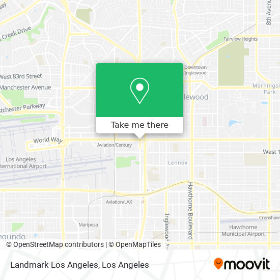 Mapa de Landmark Los Angeles
