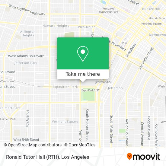 Ronald Tutor Hall (RTH) map