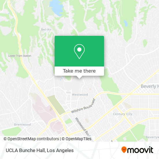 Mapa de UCLA Bunche Hall