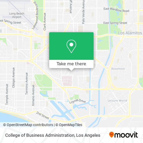 College of Business Administration map