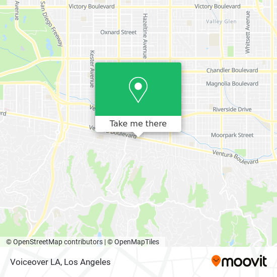Mapa de Voiceover LA