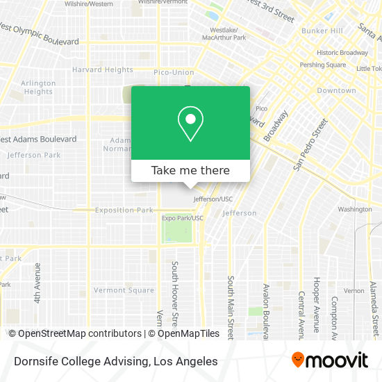 Dornsife College Advising map