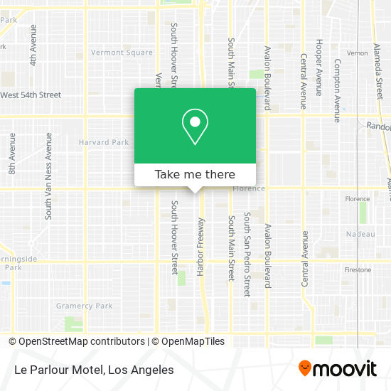 Le Parlour Motel map