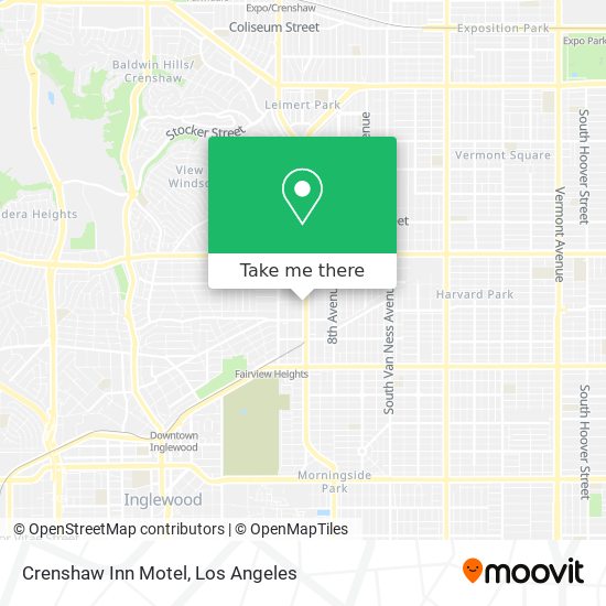 Crenshaw Inn Motel map